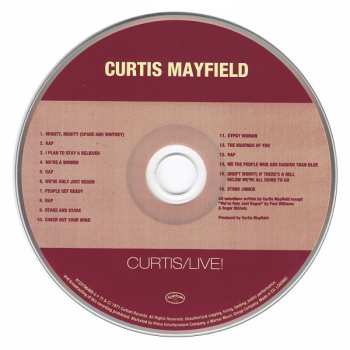 5CD/Dobozkészlet Curtis Mayfield: Original Album Series