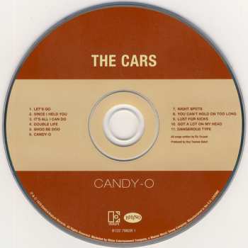 5CD/Dobozkészlet The Cars: Original Album Series