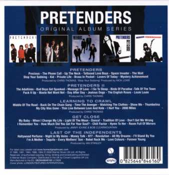 5CD/Dobozkészlet The Pretenders: Original Album Series