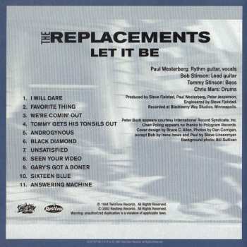 5CD/Dobozkészlet The Replacements: Original Album Series