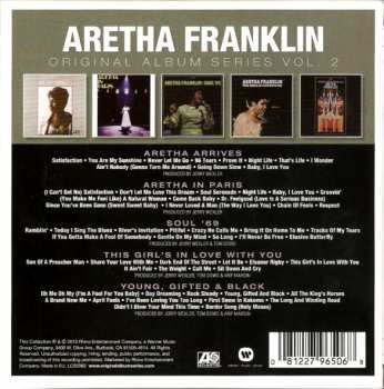 5CD/Dobozkészlet Aretha Franklin: Original Album Series Vol. 2