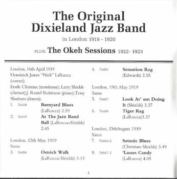 CD Original Dixieland Jazz Band: In London 1919-1920