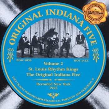 Album Original Indiana Five: Volume 2 - Recorded in New York 1925