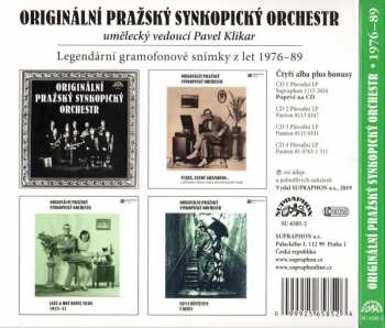 4CD/Dobozkészlet Originální Pražský Synkopický Orchestr: Legendární Gramofonové Snímky Z Let 1976-89