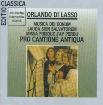 Album Roland de Lassus: Musica Dei Donum / Lauda Sion Salvatorem / Missa 'Puisque J'ay Perdu'