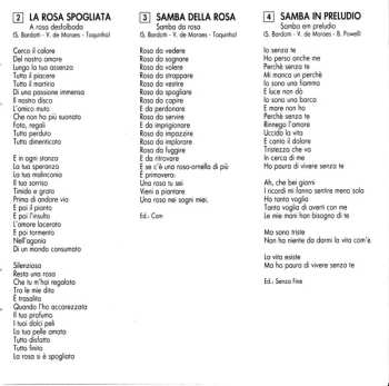 CD Vinicius de Moraes: La Voglia La Pazzia L'Incoscienza L'Allegria