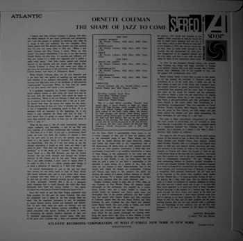 10LP/Dobozkészlet Ornette Coleman: The Atlantic Years