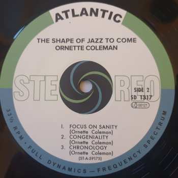 LP Ornette Coleman: The Shape Of Jazz To Come