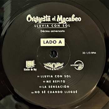 LP Orquesta El Macabeo: Lluvia Con Sol Décimo Aniversario