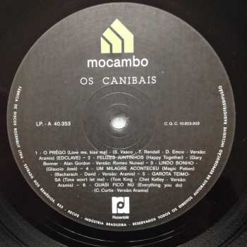 LP Os Canibais: Os Canibais