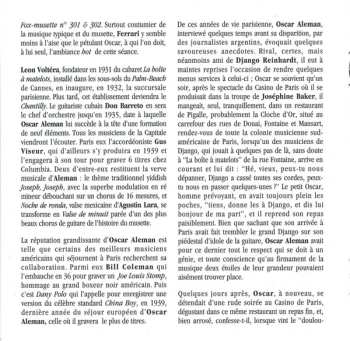 CD Oscar Aleman: Buenos-Aires - Paris 1928 - 1943