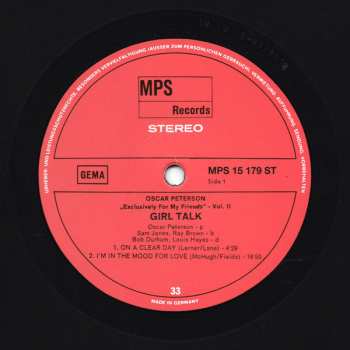 6LP/Dobozkészlet Oscar Peterson: Exclusively For My Friends LTD