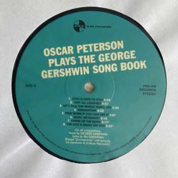 LP Oscar Peterson: Oscar Peterson Plays The George Gershwin Song Book