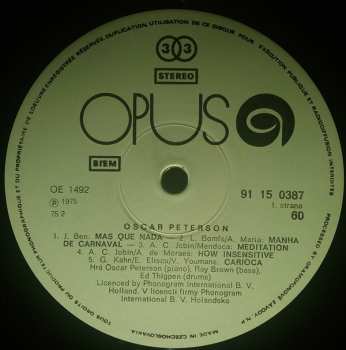 LP Oscar Peterson: Oscar Peterson