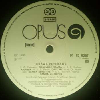 LP Oscar Peterson: Oscar Peterson