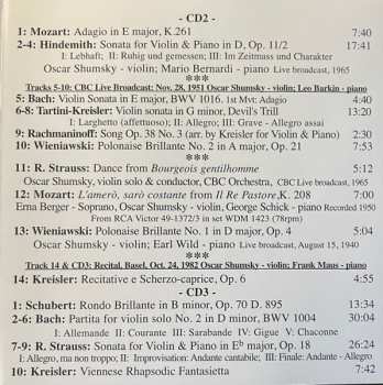 3CD/Dobozkészlet Oscar Shumsky: Broadcasts And Live Performance 1940-1982