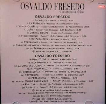 CD Osvaldo Fresedo: Osvaldo Fresedo y Su Orquesta Típica