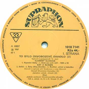 2LP Voskovec + Werich: To Bylo Osvobozené Divadlo 2 (1934 ▪ 1938)