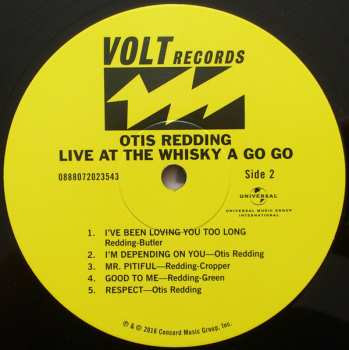 2LP Otis Redding: Live At The Whisky A Go Go