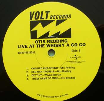 2LP Otis Redding: Live At The Whisky A Go Go
