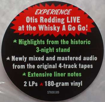 2LP Otis Redding: Live At The Whisky A Go Go