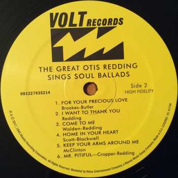 7LP/Dobozkészlet Otis Redding: The Definitive Studio Album Collection