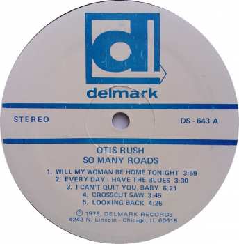 LP Otis Rush: So Many Roads (Live In Concert)