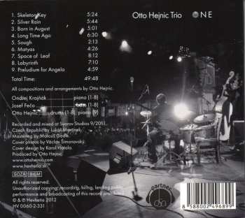 CD Otto Hejnic Trio: One
