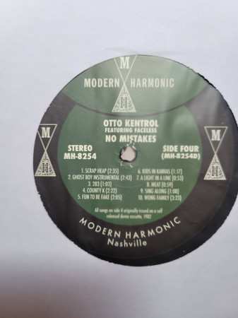 2LP Otto Kentrol: No Mistakes