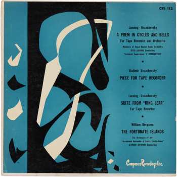 Album Otto Luening: A Poem In Cycles And Bells & Other Music For Tape Recorder