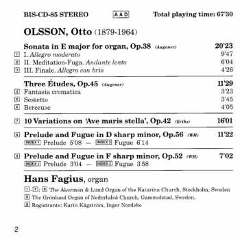 CD Hans Fagius: Organ Music