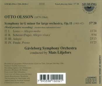 CD Otto Olsson: Symphony In G Minor, Op. 11
