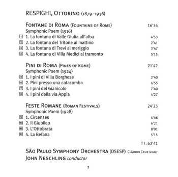 Dobozkészlet/7SACD Ottorino Respighi: Orchestral Works