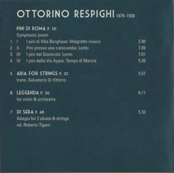CD Ottorino Respighi: Respighi
