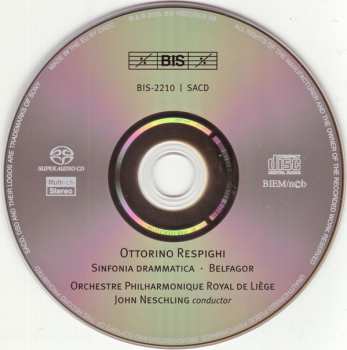 SACD Ottorino Respighi: Sinfonia Drammatica; Belfagor Overture