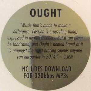 LP Ought: Once More With Feeling...