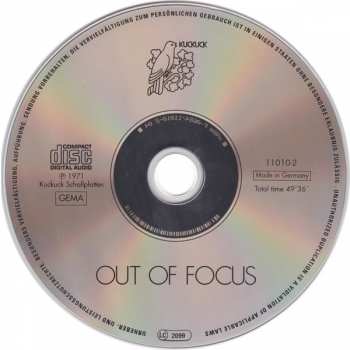 CD Out Of Focus: Out Of Focus