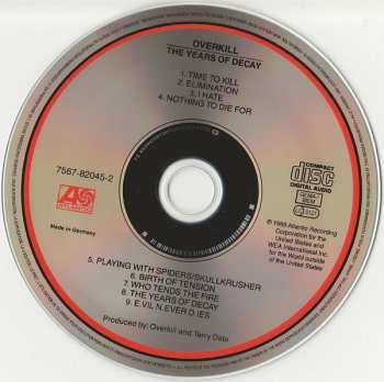 CD Overkill: The Years Of Decay