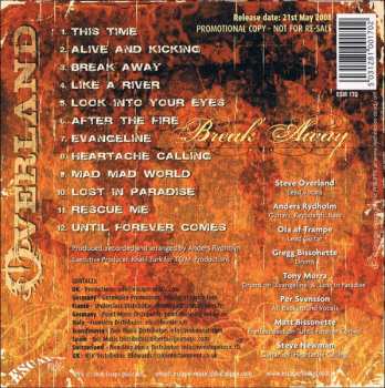 CD Steve Overland: Break Away