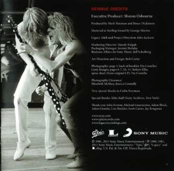 CD Ozzy Osbourne: Blizzard Of Ozz
