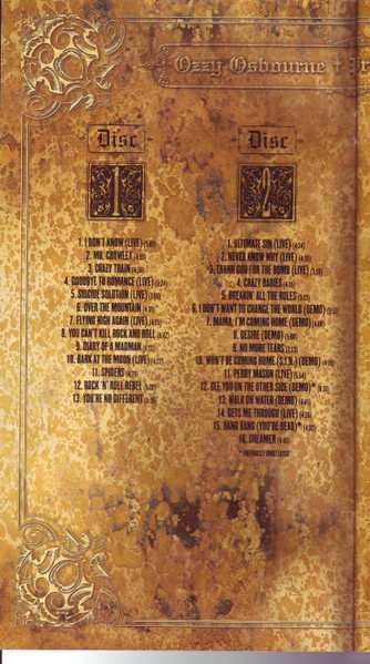 4CD/Dobozkészlet Ozzy Osbourne: Prince Of Darkness
