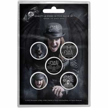Merch Ozzy Osbourne: Kitűző készlet Ordinary Man