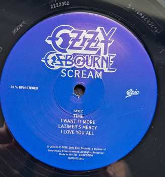 2LP Ozzy Osbourne: Scream