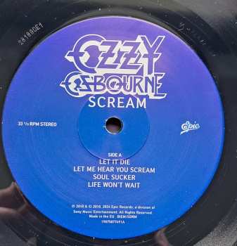 2LP Ozzy Osbourne: Scream
