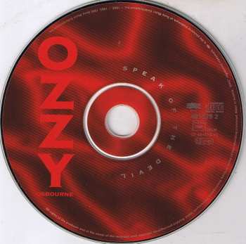 CD Ozzy Osbourne: Speak Of The Devil