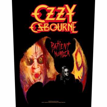 Merch Ozzy Osbourne: Hátfelvarró Patient No. 9