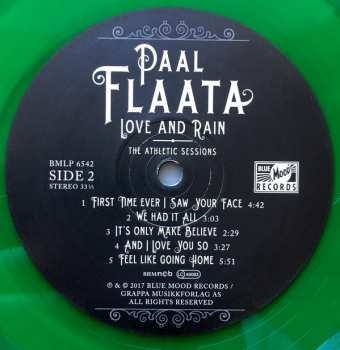 LP/CD Paal Flaata: Love and Rain - The Athletic Sessions LTD | CLR
