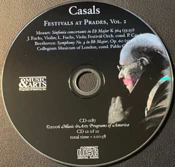 12CD/Dobozkészlet Pablo Casals: Casals Festivals At Prades, Vol. 2 