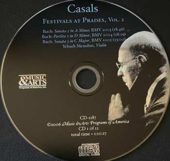 12CD/Dobozkészlet Pablo Casals: Casals Festivals At Prades, Vol. 2 
