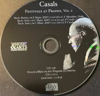 12CD/Dobozkészlet Pablo Casals: Casals Festivals At Prades, Vol. 2 